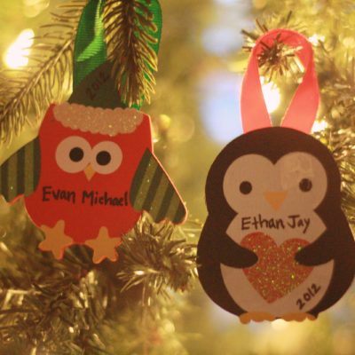 12 Days of Homemade Holiday Gifts Day 8: Personalized Kid Ornaments