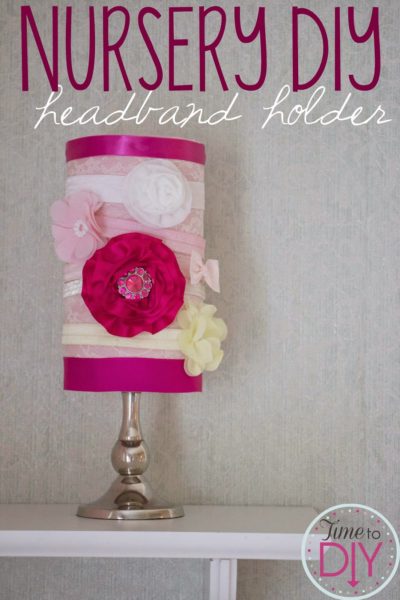 Nursery DIY: Headband Holder