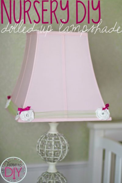 Nursery DIY: Dolled-up Lampshade