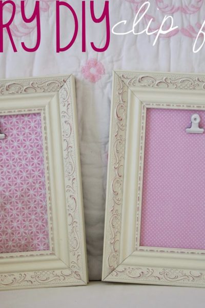 Nursery DIY: Clip Frames