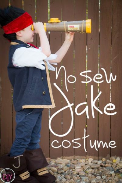 No-Sew Jake [and the Neverland Pirates] Costume