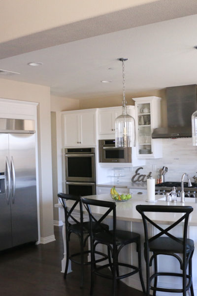 Gray and White Kitchen