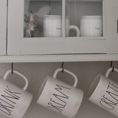 Coffee Mug Display Cabinet