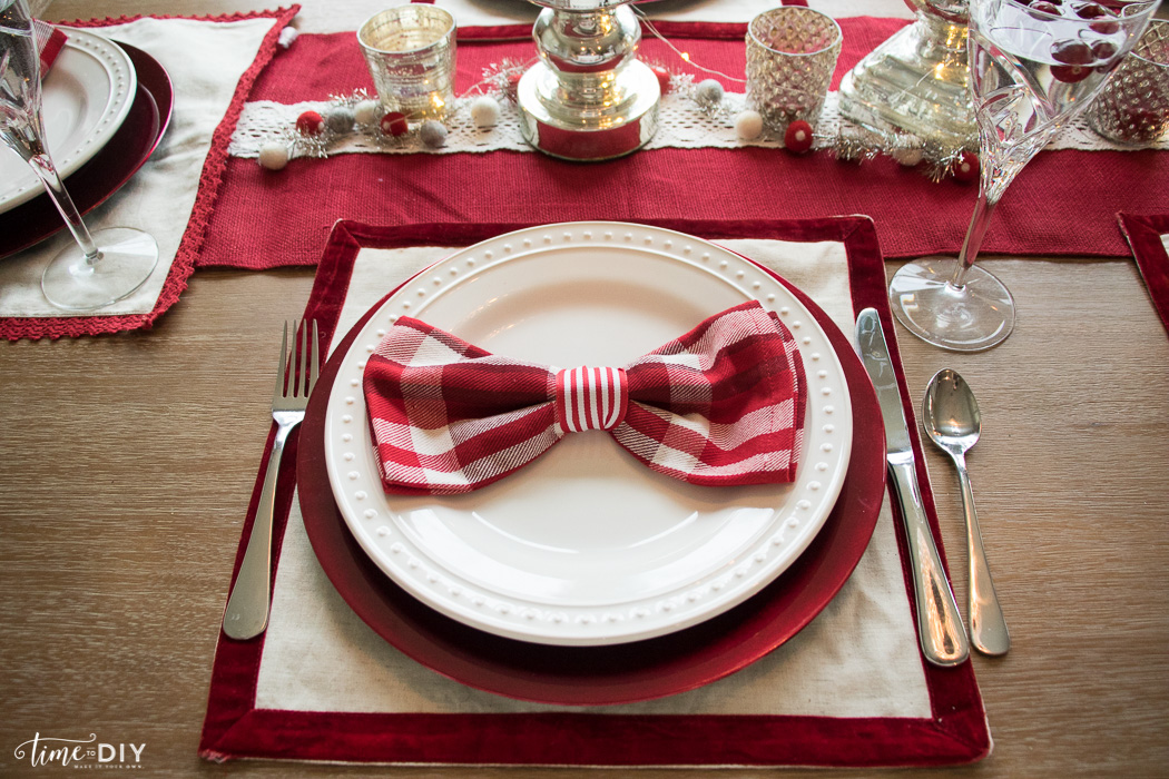 Christmas tablescape