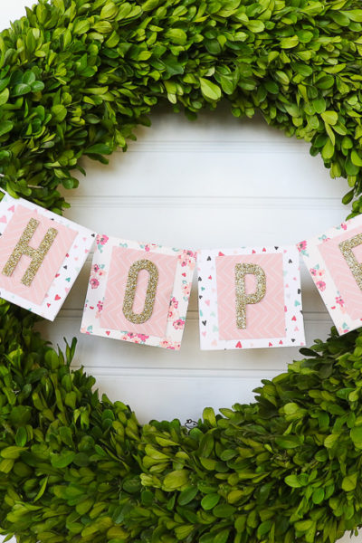 Easy Reversible Spring Banner